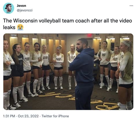 One of the photos appears to have been taken after the team won the Big Ten title last November and shows members of the. . Wisconsin volleyball forum leak